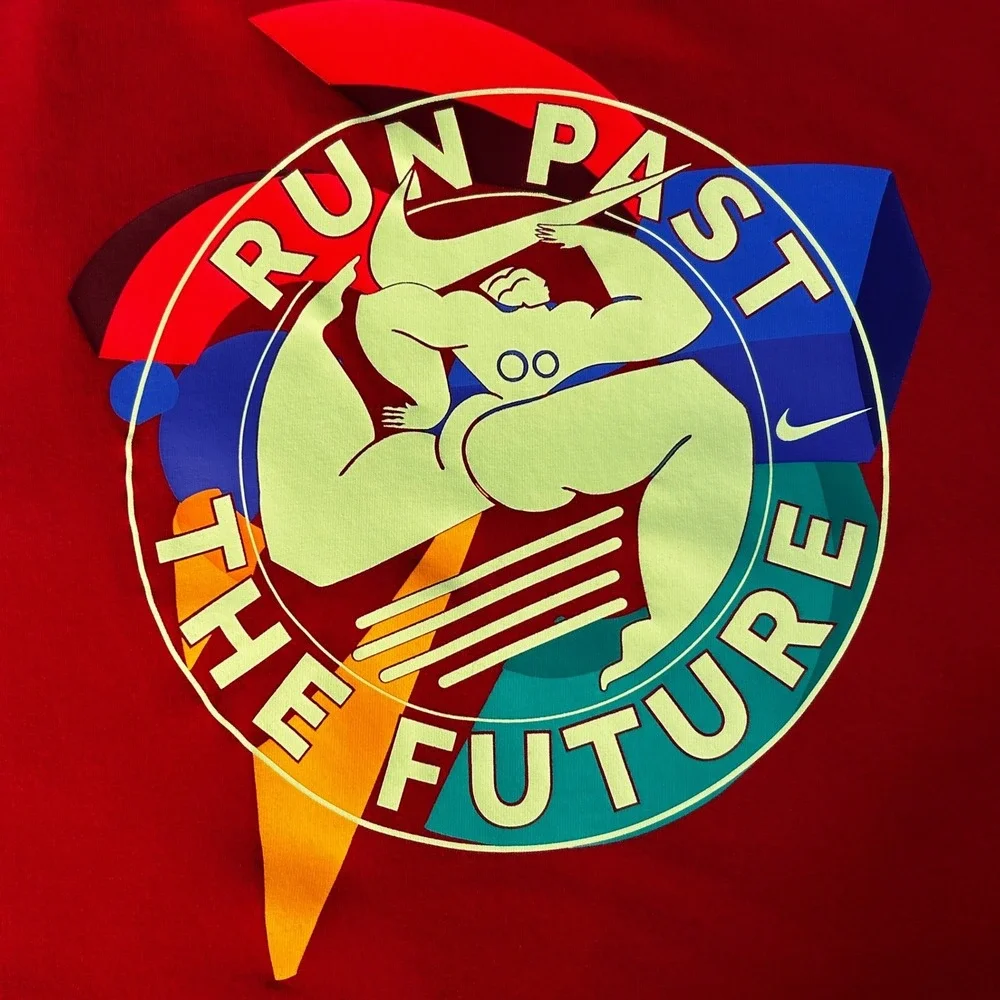 Nike A.I.R. Kelly Anna Dri-FIT T-Shirt Mens XXL Red Excellent Graphic Swoosh